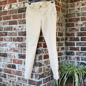 Old Navy flat front skinny khakis size 2